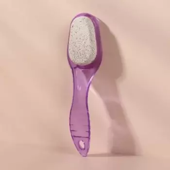 Пилка для пяток, камень/пемза, двусторонняя, 20 см, МИКС