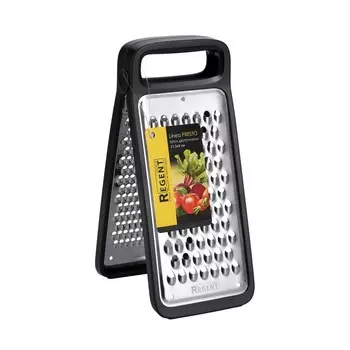 Тёрка двухгранная Regent inox Presto, размер 21.5х9 см