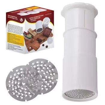 Тёрка кондитерская для шоколада и сыра Мультидом, пластик, d=8 см