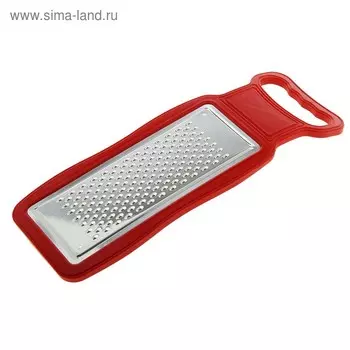 Тёрка плоская "Классика", цвет красный