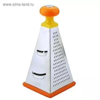 Тёрка Regent inox Presto, универсальная, четырёхгранная, высота 23 см