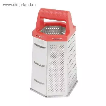 Тёрка Regent inox Presto, универсальная, шестигранная, высота 23 см