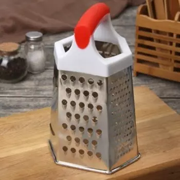 Тёрка шестигранная Доляна «Помощник», 101220 см, цвет МИКС