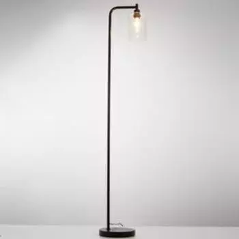 Торшер 16641/1BK E27 60Вт черный 31х25х167 см