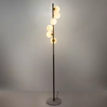 Торшер 19062/6 G9 5Вт черно-золотой 30х26х165 см