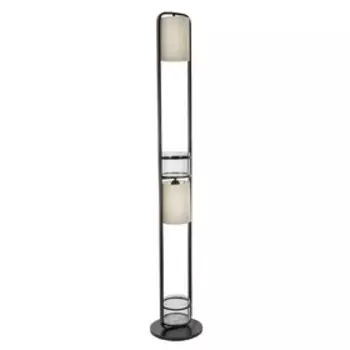 Торшер 19082/2 E27 40Вт черный 18х28х165 см