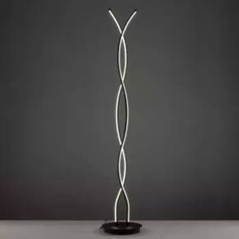 Торшер 19114/2BK LED 24Вт 6000К черный 25х25х145 см