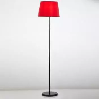 Торшер 2601 1х15Вт Е27 черный/красный