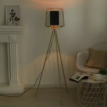 Торшер 42872/1Т E27 40Вт золото-синий 30х30х133 см