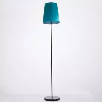 Торшер 6601 140 Вт Е27 черный/бирюзовый