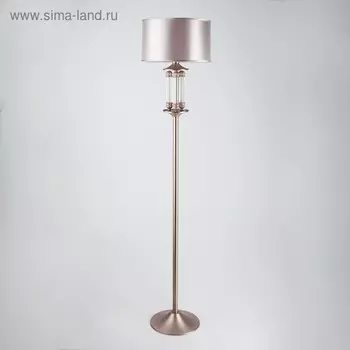 Торшер Adagio 40Вт E14 никель, прозрачный