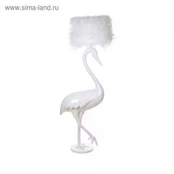 Торшер "Аист" 1x60Вт E27 белый 53x53x156см