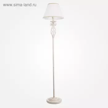 Торшер Amelia 60Вт E27 белый с золотом