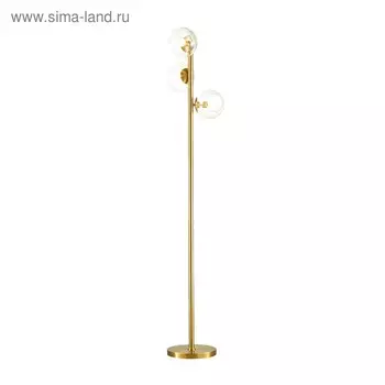 Торшер BLAIR 3x60Вт E14 латунь