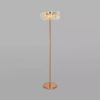 Торшер Bogate's Farfalla 80510/1, LED, 22 Вт, 3000К, 2480Лм, 420х420х1300 мм, цвет золото