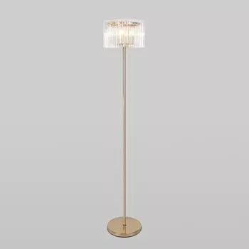 Торшер Bogate's Flamel 01116/3, E14, 3х60Вт, 300х300х1650 мм, цвет золото