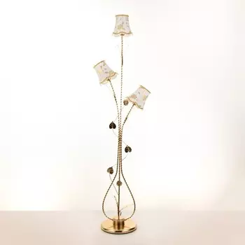 Торшер "Букет" 3хE27 40Вт черный 45х28х155 см