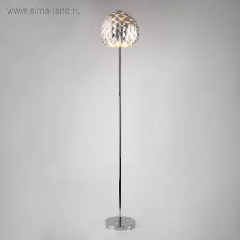 Торшер Cedro 60Вт E27, хром 28x28x155 см