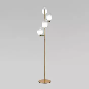 Торшер Eurosvet Loona 01161/4, G9, 4х40Вт, 325х325х1660 мм, цвет латунь