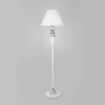 Торшер Eurosvet Majorka 009, E27, 1х40Вт, 430х430х1600 мм, цвет белый