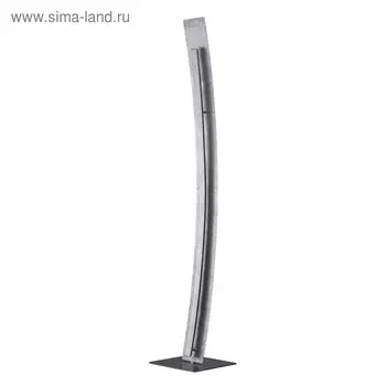 Торшер "Галатея" 30W LED серебро 26x26x141см