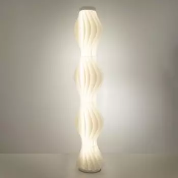 Торшер "Гармония" LED+18хG9 белый 35х35з173см