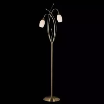 Торшер Ginevra 2x40Вт E14 бронза