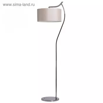Торшер "Хилтон" 1x60W E27 хром 40x40x166см