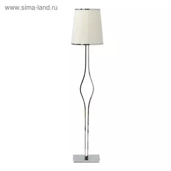 Торшер "Инесса" 1x60W E27 хром 32x32x155см