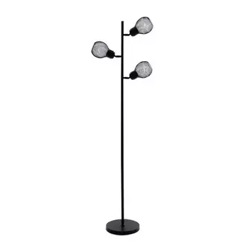 Торшер напольный с плафонами BayerLux «Эдиссон», 3Е27, 40 Вт, чёрный, 2525150 см