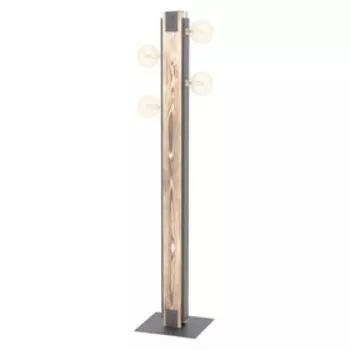 Торшер LAYHAM, 4x60Вт E27, цвет дерево, чёрный