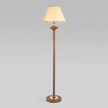 Торшер Lorenzo, 1x40Вт E27, цвет орех, золото