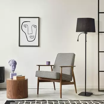 Торшер Maytoni Z001FL-L3W-1B, 1хE27, 60Вт, 37х37х162,9 см, цвет чёрный