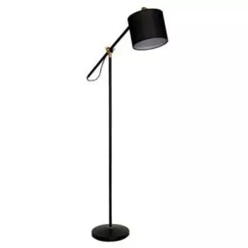 Торшер "Менола" 1x40Вт E27 черный 28х44х150 см.