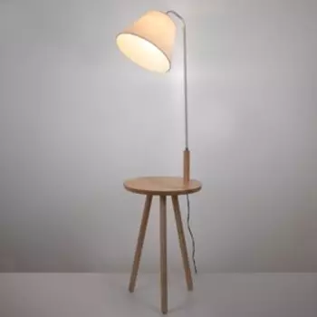 Торшер напольный со столиком "Ретро" Е27 40W 38х38х143 см