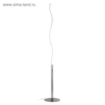 Торшер "Паркер" 27Вт LED хром 162x30x10см