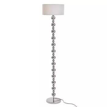 Торшер "Пирамидка" Е27 серебро 48х48х156 см