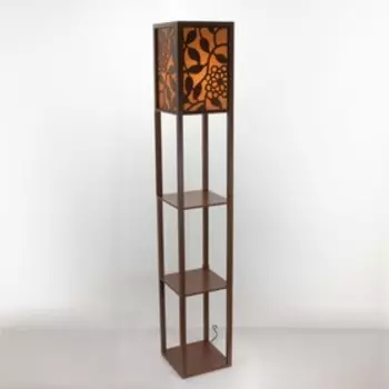 Торшер "Практик" Е27 40Вт коричневый 26х26х159 см