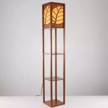 Торшер "Практик" Е27 40Вт коричневый 26х26х159 см