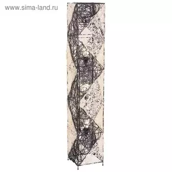 Торшер «Росселла», 3x40Вт E27, коричневый, натуральный 24x24x131 см