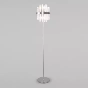 Торшер с декоративным плафоном Hollis, 60Вт, E14, 29,5x29,5x165 см