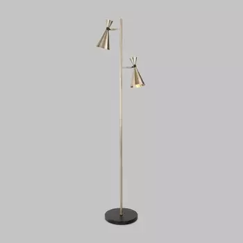 Торшер с поворотными плафонами Glustin, 60Вт, E14, 56x56x160 см