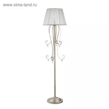 Торшер Simone 1x40W E14, шампань 38x38x153,9 см