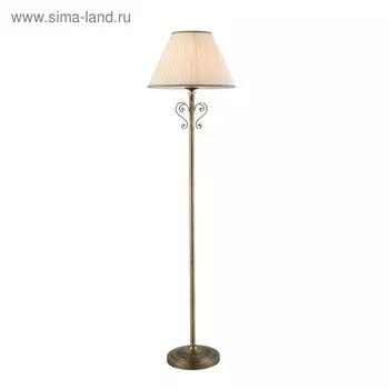 Торшер Vintage 1x40W E27 бронза 44x44x165см