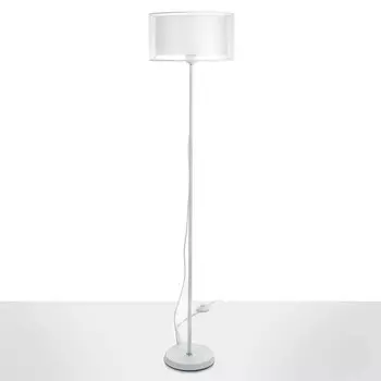 Торшер "Вуаль" Е27 40Вт белый 35х35х155см