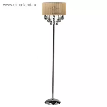 Торшер "Жаклин" 8x20W G4 хром 40x40x170см