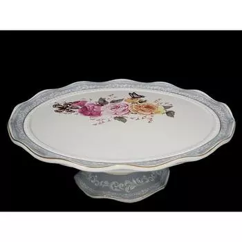 Тортовница на ножке Lenardi «Фиалка», d=32 см