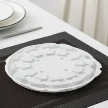 Тортовница одноразовая ПР-Т-165, дно d=20 см, цвет белый