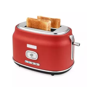 Тостер КТ-2075-3, 815 Вт, 6 режимов, 2 тоста, красный
