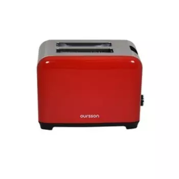 Тостер Oursson TO2120/RD, 930 Вт, разморозка/подогрев, 7 режимов, красный